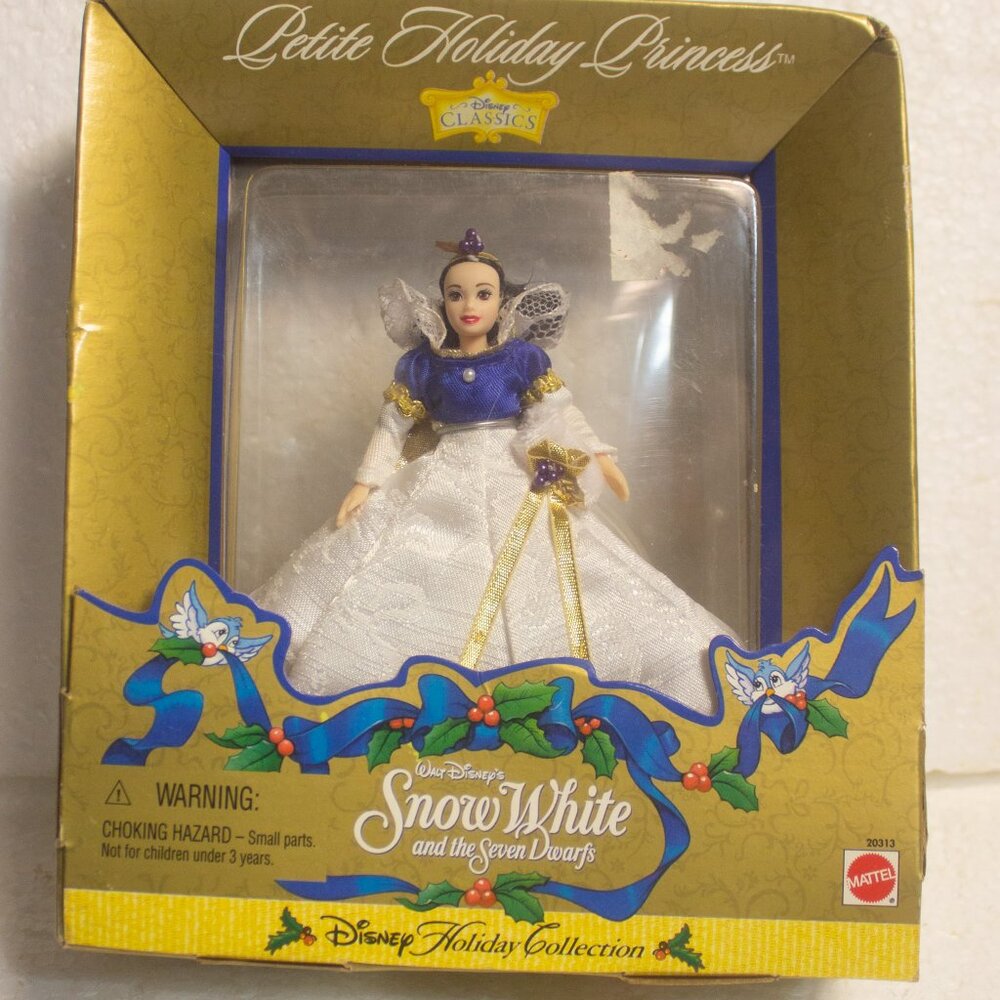 Vintage Disney Petite Holiday Princess Snow White Holiday Collection Ornament